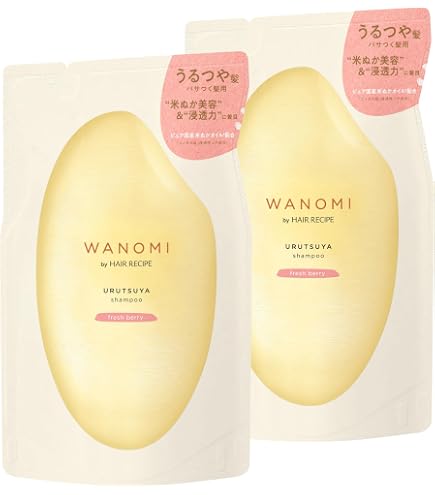 Amazon.co.jp: 和の実 byヘアレシピ さらつや シャンプー 詰替 ×2個